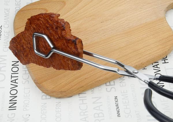 10-tommer kraftige køkkensakse i rustfrit stål, sæt med 2