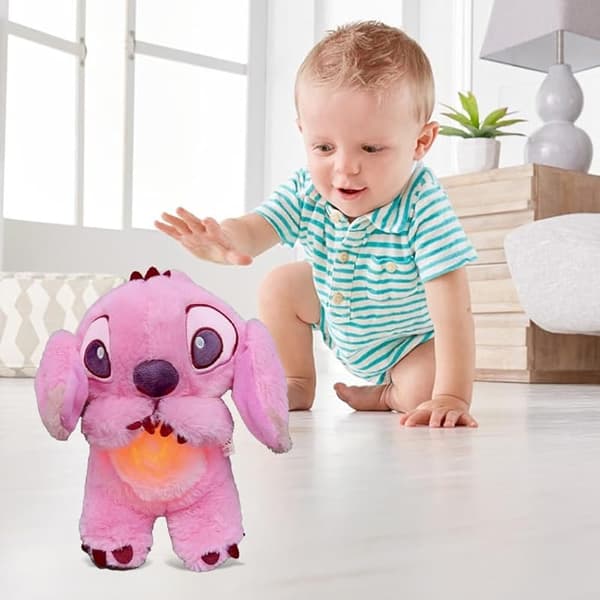 Stitch Beroligende Plyslegetøj, Afslappende Legetøj, til Børn Voksne Sovende - Pink