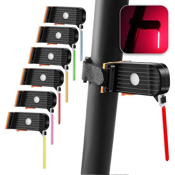 LED Bicycle Taillight 4 Modes High Brightness Warning Light for Road Bike [DB] Green Light Green Light