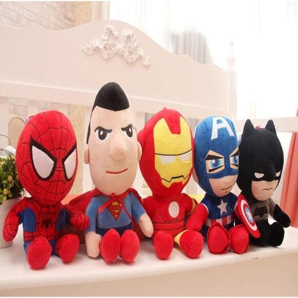 Batman Plysjleker for Barn, 28 cm Superhelt Plysjdukker Gave til Gutter Barn