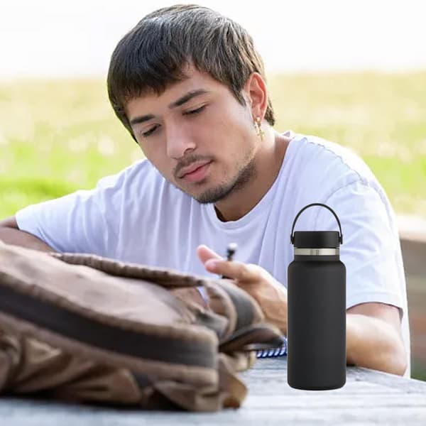 Portable and Durable Water Bottle, Double-Walled Stainless Steel, Cold Drinks Stay Cold for Daily Use