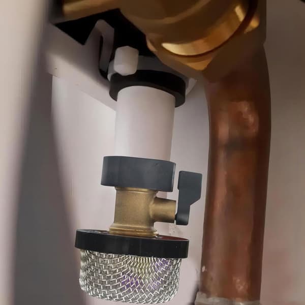 Rustfrit Stål Netfilter til Akvariepumpe 14 Hun 3/4 \" Luftet Gevind