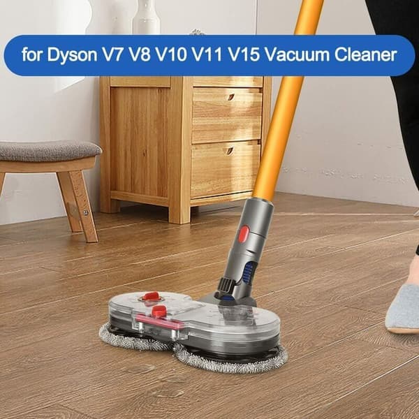 Elektrisk moppehoved til Dyson V11 V10 V15 V8 V7 støvsuger børstehoved med tank og 6 vaskbare mopper