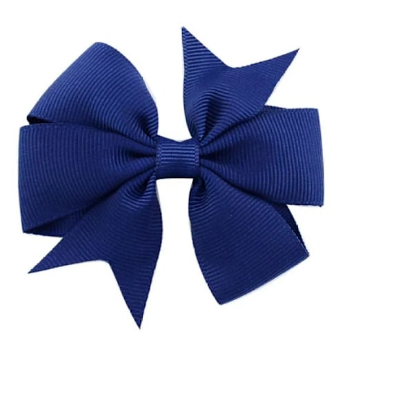 5 forskjellige farger Farger Baby DIY Grosgrain Ribbon Bows Hårbånd Dekorative Håndlagde Satin Bows Kjole Tilbehør