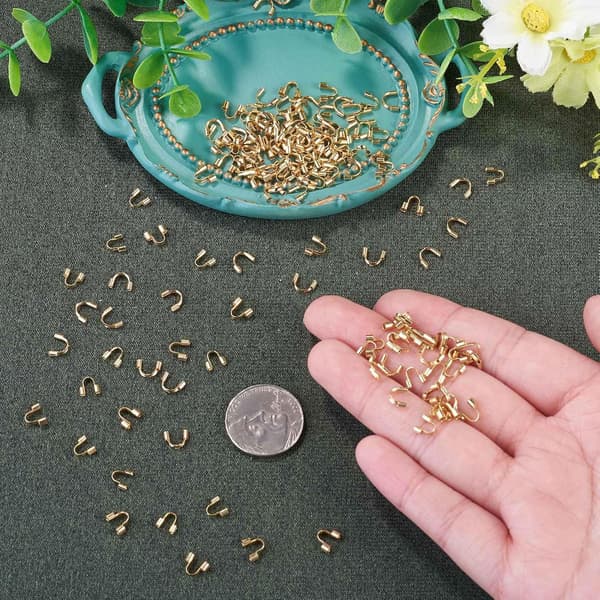 150 kpl 18K kullattu lankasuojus korujen valmistukseen 18k Gold