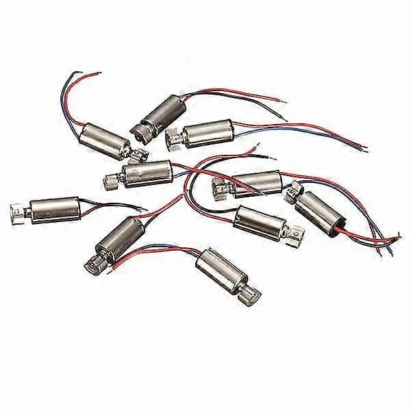 10st Mini Mobiltelefon Vibrationsmotor Vibrator 4x8mm Dc 1.5-3v Rc Leksaker