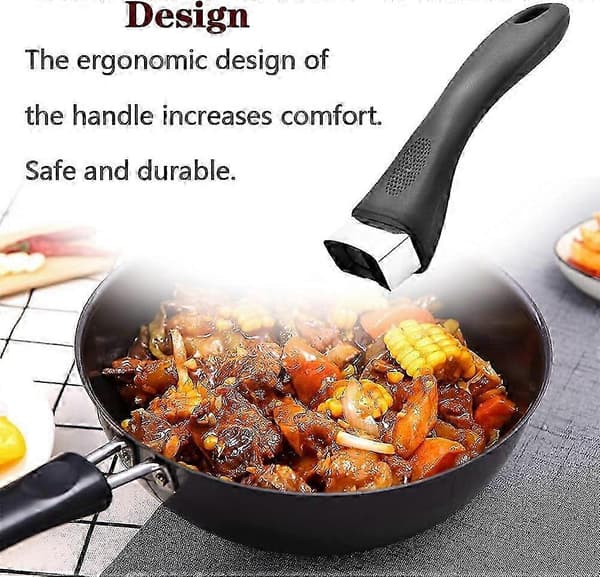 2-pack Pot Handle Bakelite Handle with Screws for Kitchen Pot Cookware SZRH A-N [DB] 5 5 5 5