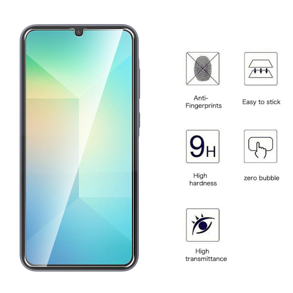 Crystal Clear Tempered Glass Screen Protector for S24 FE