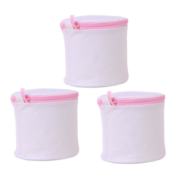 3 Pcs/pack Travel Laundry Bag Delicates Wash Bag Laundry Mesh Bags Washing Garment BagWhite