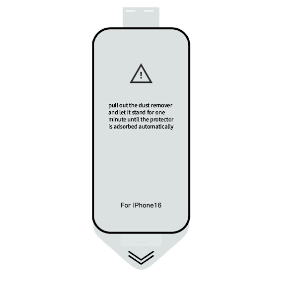 Transparent Case & Screen Protector for iPhone, 2-pack iPhone 16 Plus