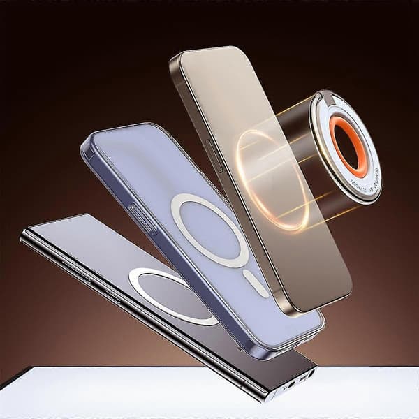 Magnetisk Ringtelefonholder Kickstand Silikonring Magnetisk Telefon Grebholder Stativ Til 15 14 13 12 Pro Max