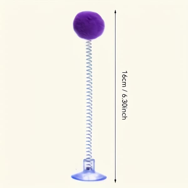 Cat Toy with Feather Wand and Suction Cup, Interactive Indoor Toy for Cats Mix Mix