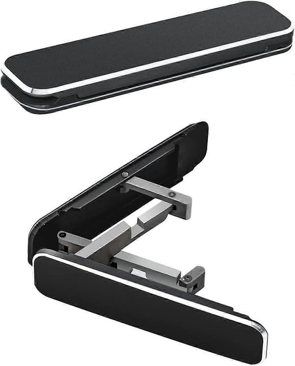 Phone Stand, Multi-Angle Aluminum Cell Phone Stand Holder (Adjustable Angle) (Vertical and Horizontal)
