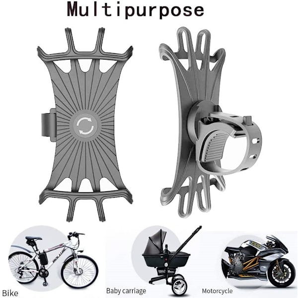 Mobilholder til cykel Grå