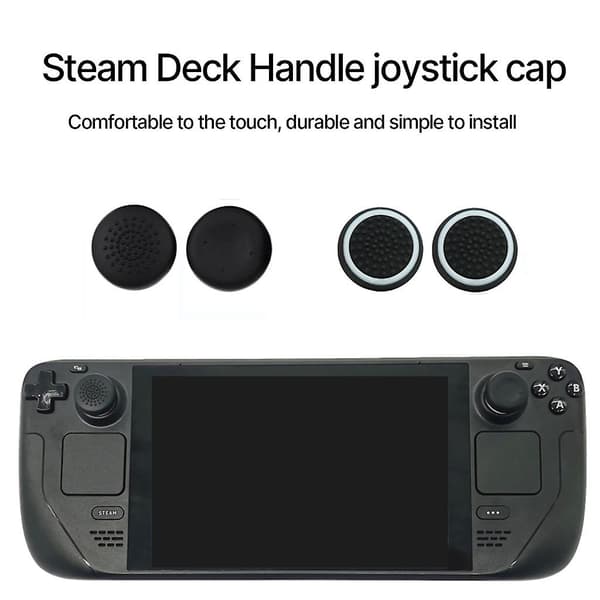 Steam Deckille silikonisilla Rocker Caps Host Button Touchpad Pr -suojuksilla