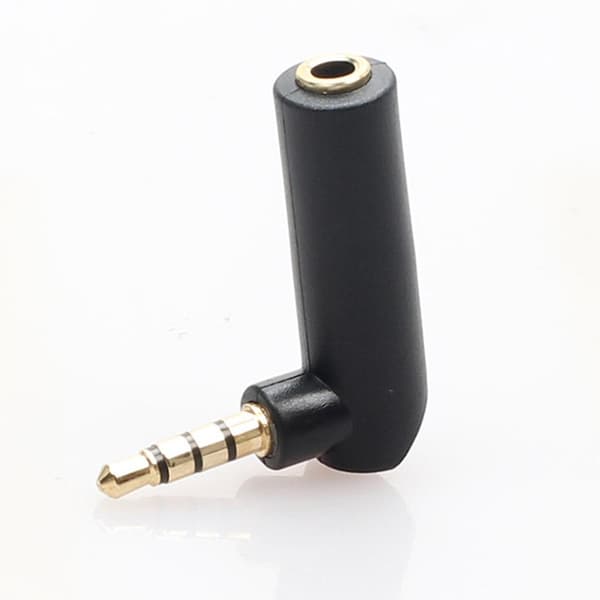 Hovedtelefonadapter til tablets, MP3-afspillere, 3,5 mm vinkel, han til hun