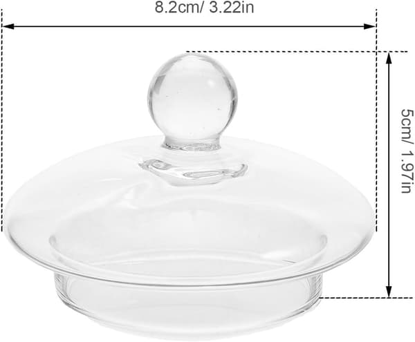 Glass Teapot Lid Teapot Lid 1000 ml Capacity Delicate Appearance Elegant Design Smooth Edges Fine Texture