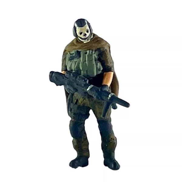 3-pack 1:64 Miniatyrfigur Miniatyr Spelfigur Målad