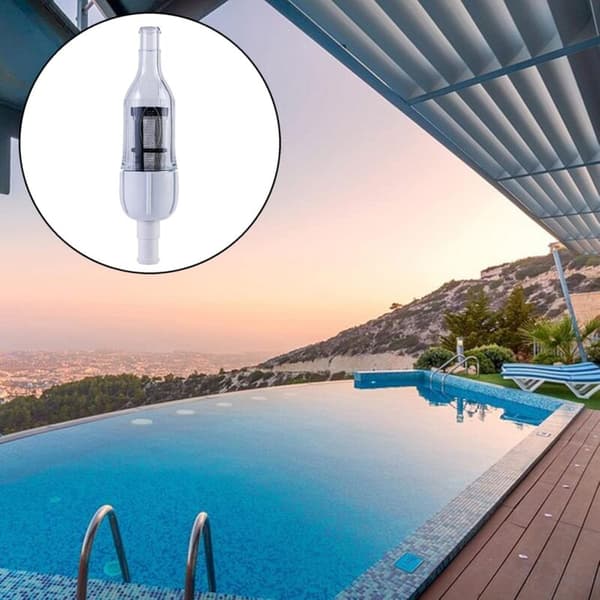 Zodiac 48-080 Poolrensningssæt med 2 D15 Fødeslangemøtrikker, Inline Filter Erstatningskobling (UWF)