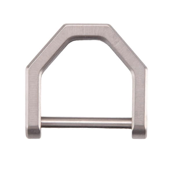 D-typ Multifunktionell Mini Full Titanium Spänne Nyckelring Bilspänne Utomhusspänne Hästskospänne-l