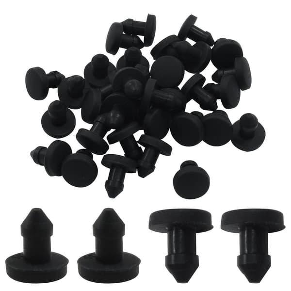 30 st 4 mm silikonpluggar vattentäta proppar 30 st svarta 4 mm 4mm 4mm size_name