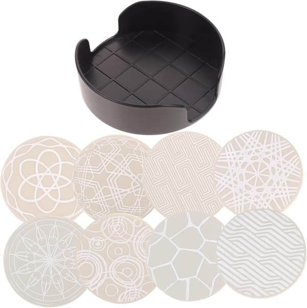1 Set Silicone Coasters Decorate Sign Cup Coasters Decor