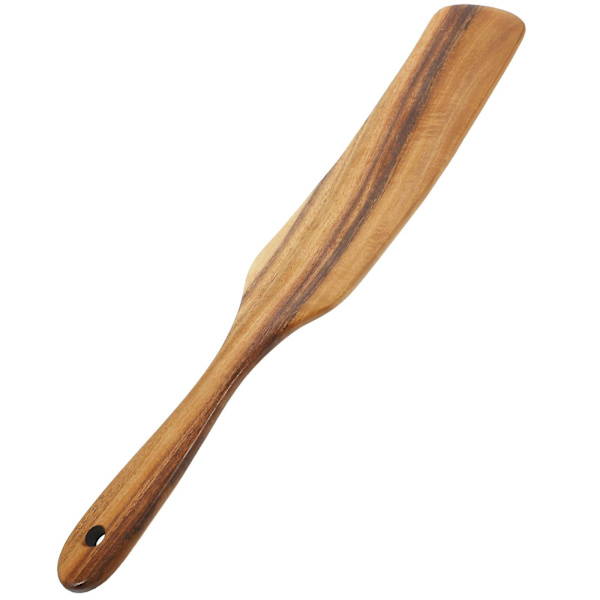Bærbar Langskaftet Spatel Køkken Non-Stick Kogegrej Træspatel Stor Træskovl 34x5.7cm Large wooden shovel 34x5.7cm