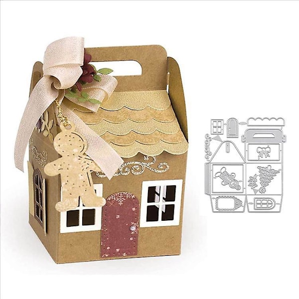 Husblad Skæreforme til Scrapbooking, Prægning og Skæring til DIY Håndværk Dekoration