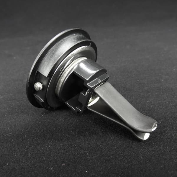 Analog Clock for Car. Air Vent Clip Round Quartz Car Interior - Black