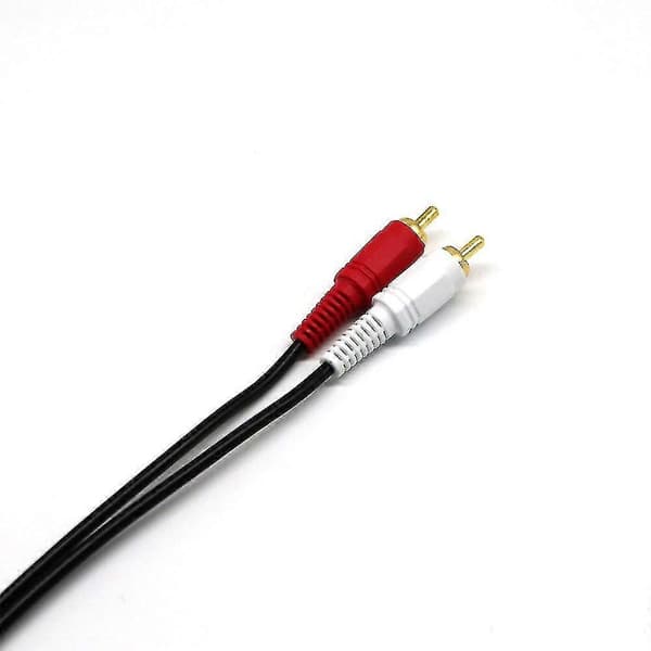 5 m lydkabel 3,5 mm jack til RCA-stik RCA-stik RCA til AUX-stik