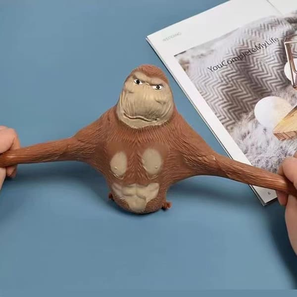 Stretch Gorilla Figur Gorilla Latex Gorilla Myk Stretchbar Gorilla Leke