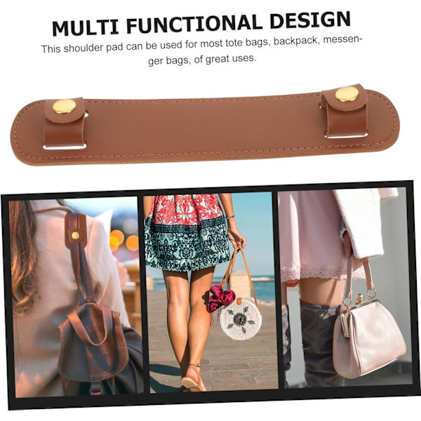 Backpack Shoulder Strap Leather Pad Shoulder Strap Cover for Bag Strap Sturdy Material Long-lasting Use