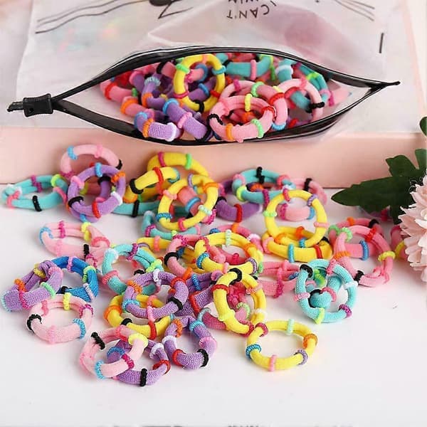Hårbånd til børn, Scrunchy elastisk pigehårbånd i gummi
