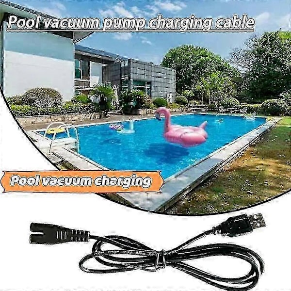 Pool Vacuum Cleaner Charging USB Cable Replacement For Intex / Lay-z-spa [DB]