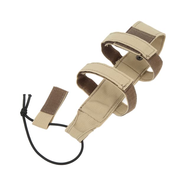 Outdoor Molle Bottle Holder Water Bottle Carrier with Strap Backpack Accessory for Walking Hiking Khaki