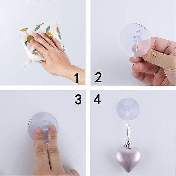 st Suction Cup Hooks, Transparent Towel Hooks Window Suction Cups with Hooks Heavy Duty Max Strength 2 KG for Bathroom Door Kitchen Hanging