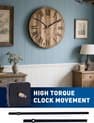 High Torque Clock Movement Kit for DIY Large Wall Clock 20-24 Inch Battery Operated