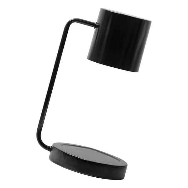 Scented Candle Warmer Dimmable Electronic Scented Candle Lamp Lantern with Stepless Dimmer Switch for Bedroom Bedside Decoration Cn 220v (Black)