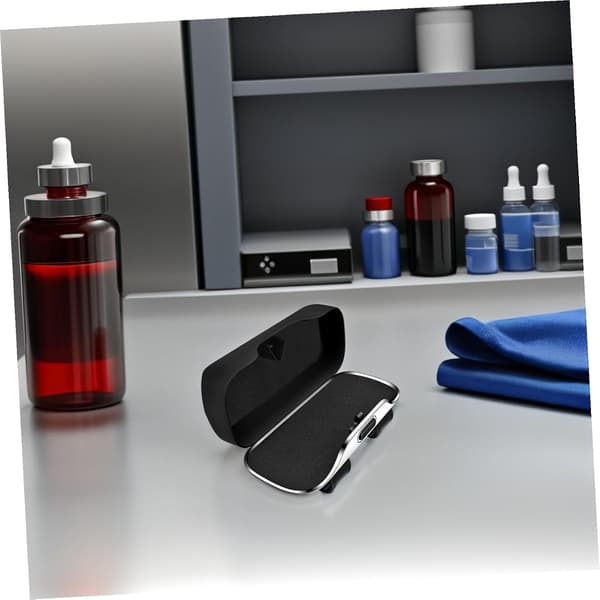 Sun Visor Glasses Case Clip for Car Sunglasses Holder Open Eyewear Storage Organizer Black