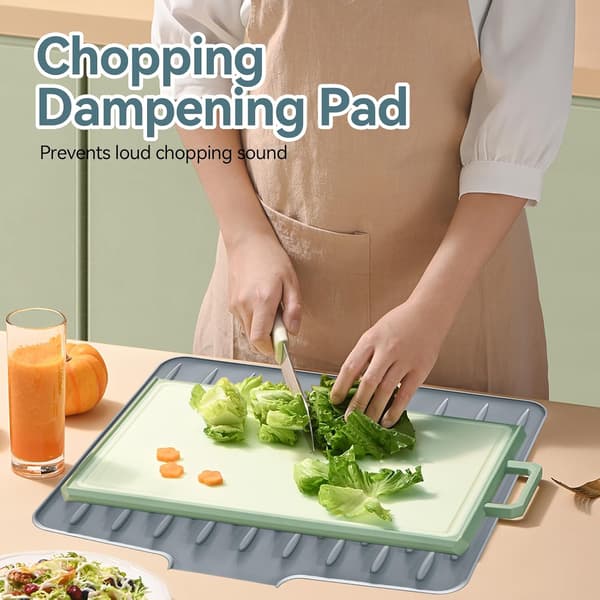 Silicone Sink Mat with Drain Pipe, 40x30cm Non-slip Dish Mat/Drip Mat, Heat-resistant Kitchen Countertop Protector.