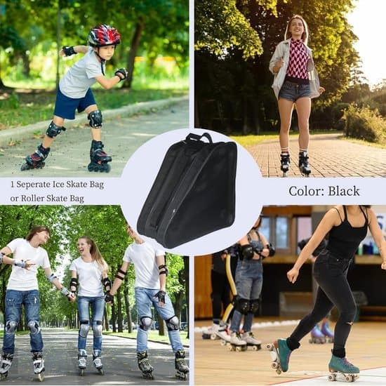 Skate Bag Large Capacity Adjustable Shoulder Strap for Roller Skates Inline Skates [Ho]