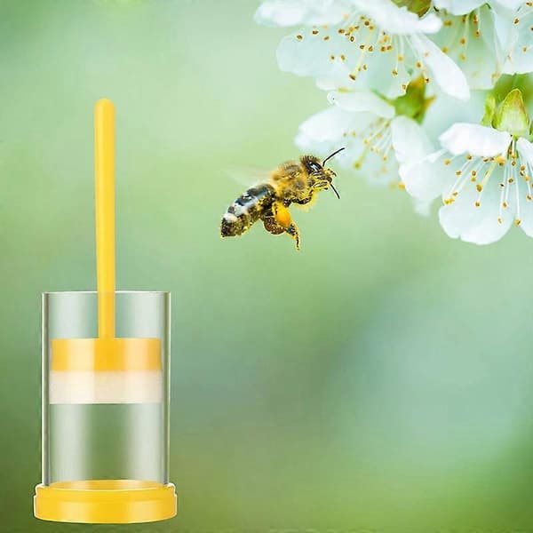 Queen Bee Marking Kit, 2 Queen Marking Cage Tubes with 3 Bee Marking Pens for Beekeeping Tools