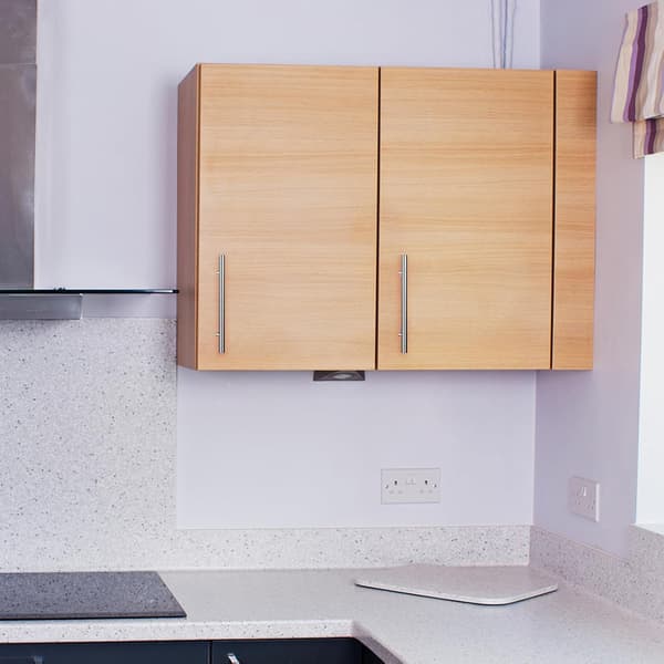 Set of 8 Silver Kitchen Cabinet Handles, Stainless Steel, 128mm Hole Centers, Drawer Pulls for Wardrobe