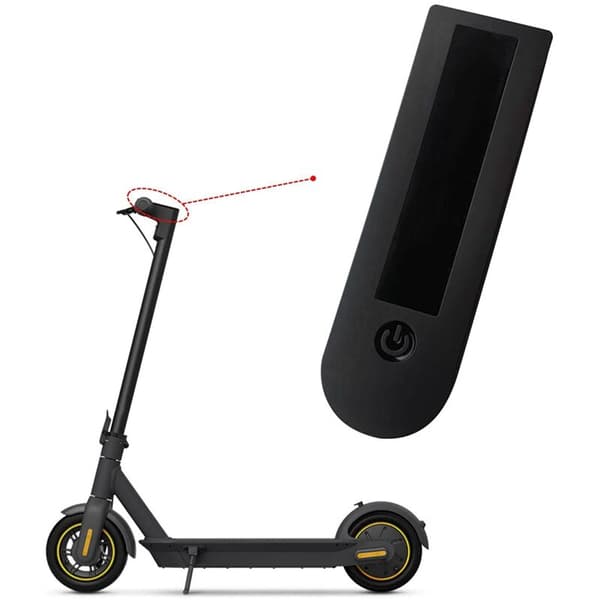 Waterproof Silicone Protective Cover Central Control Panel Silicone Cover for Max G30 Electric Scooter Black