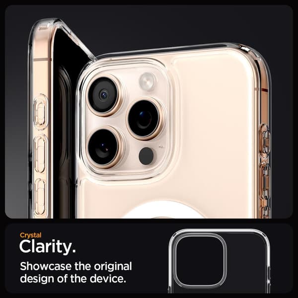 Ultra Hybrid MagFit Deksel for iPhone 16 Pro, Kompatibelt med MagSafe-tilbehør -