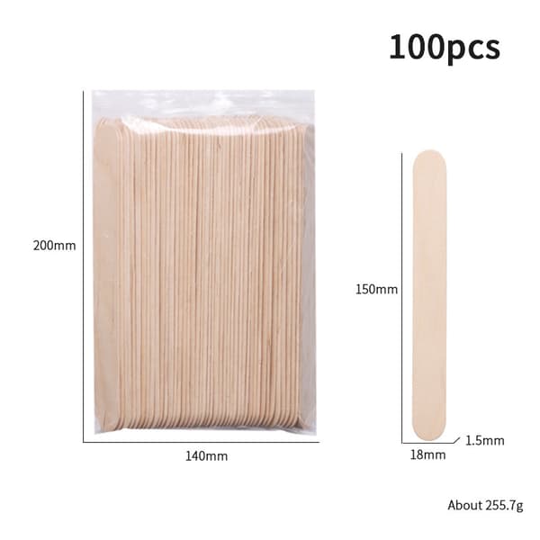 Store Jumbo Vokspinde - 15 cm x 1,9 cm, Pakke med 100 Jumbo Pinde