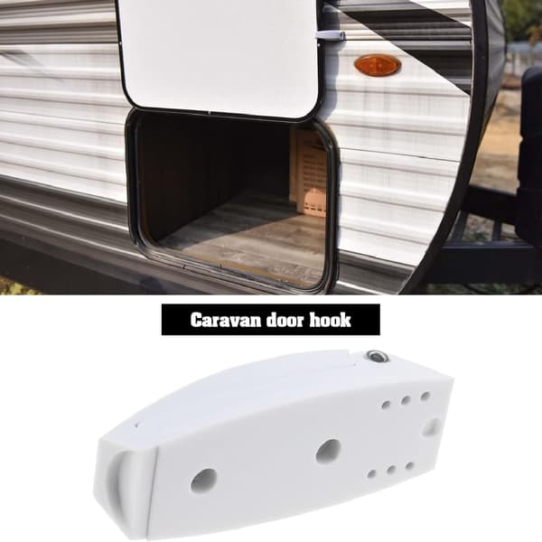 2 STK Autocamperdørlåsholder Opbevaringskrog til trailer, D
