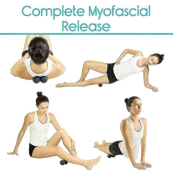 Lacrossebold Jordnøddemassagebold, Myofascial Release Yoga Sort