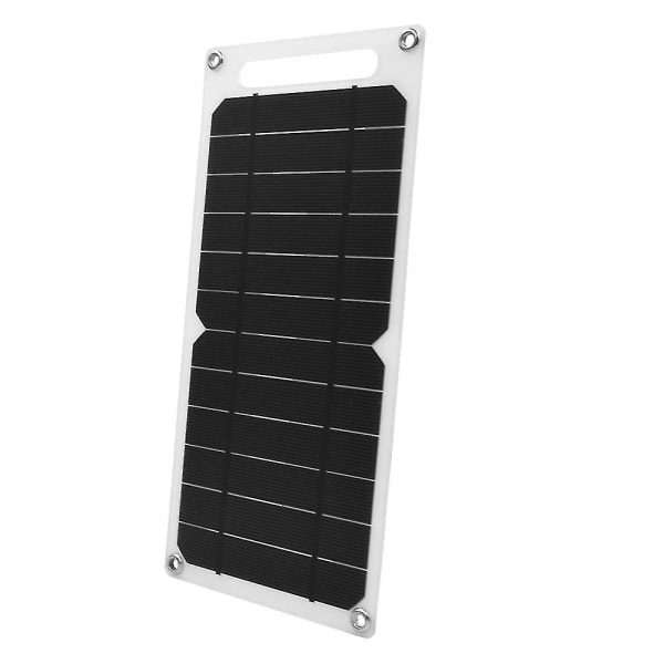 Solpanel 6w 5v Udendørs Monokrystallinsk Solcelle Telefonoplader Kompatibel Med Udendørs Cykling Klatring Cam