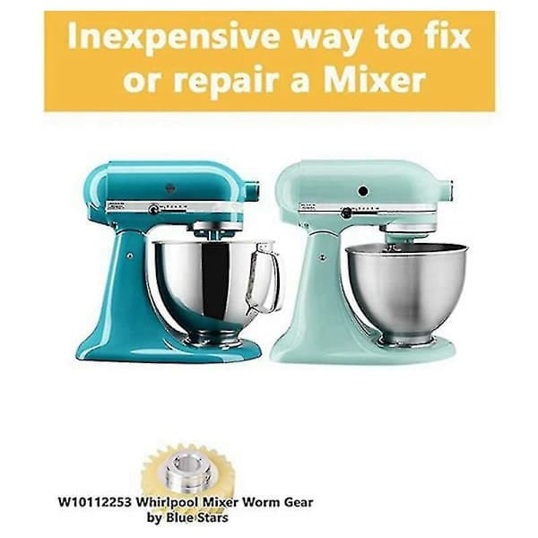 Blander snekkegear til Kitchenaid stativ og 2 par motorbørster